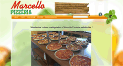 Desktop Screenshot of marcellopizzeria.hu